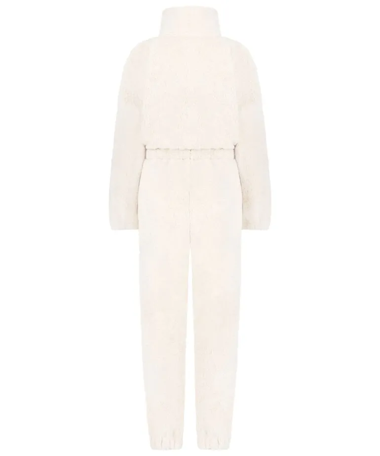 Fleece Onesie - White