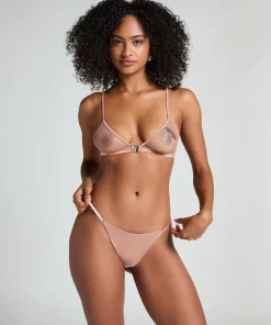 Free The Nipple Bralette - Brown