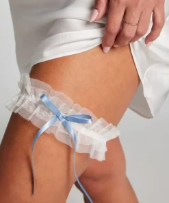 Garter Bridal - White