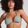 Giselle Triangle Bikini Top - Green
