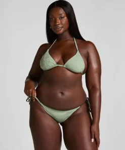 Giselle Triangle Bikini Top - Green