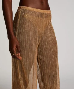Goldie Shimmer Beach Pants - Yellow