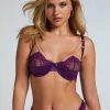 Half-Padded Cup Underwired Bra Belladonna - Purple