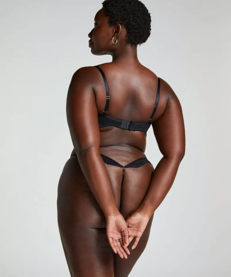 Half-Padded Cup Underwired Bra Belladonna - Black