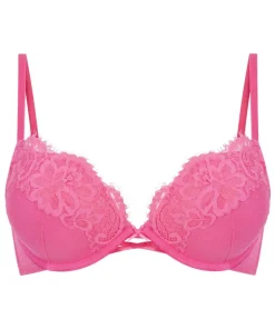Harmony Padded Underwired Maximizer Bra - Pink