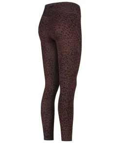 HKMX Crossed High Waisted Leggings - Brown