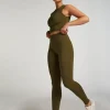HKMX High Waist Leggings - Green
