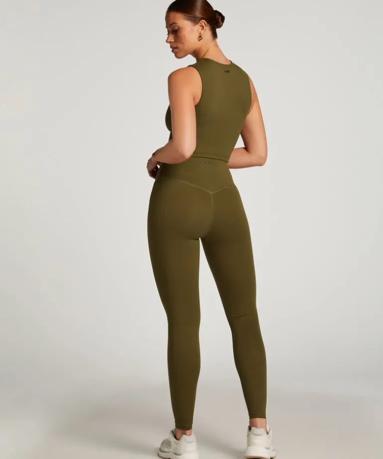 HKMX High Waist Leggings - Green