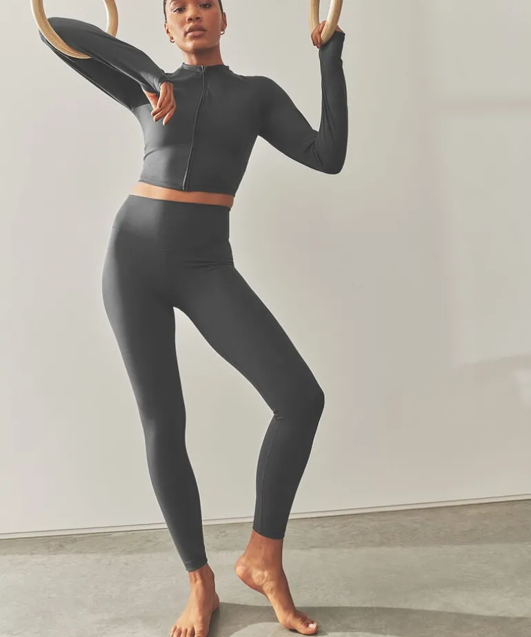 HKMX High Waist Leggings - Gray