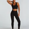 HKMX High waisted seamless sport legging - Black