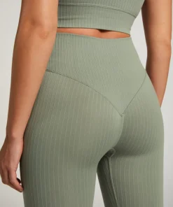 HKMX High waisted seamless sport legging - Green