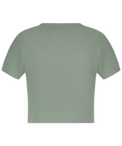 HKMX Seamless Sport Cropped Top - Green