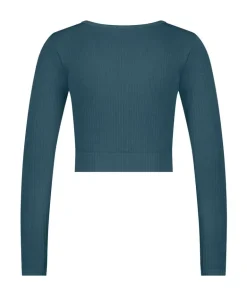HKMX Seamless Sport Cropped Top - Green
