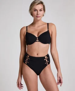 Holbox Rio Bikini Bottoms - Black