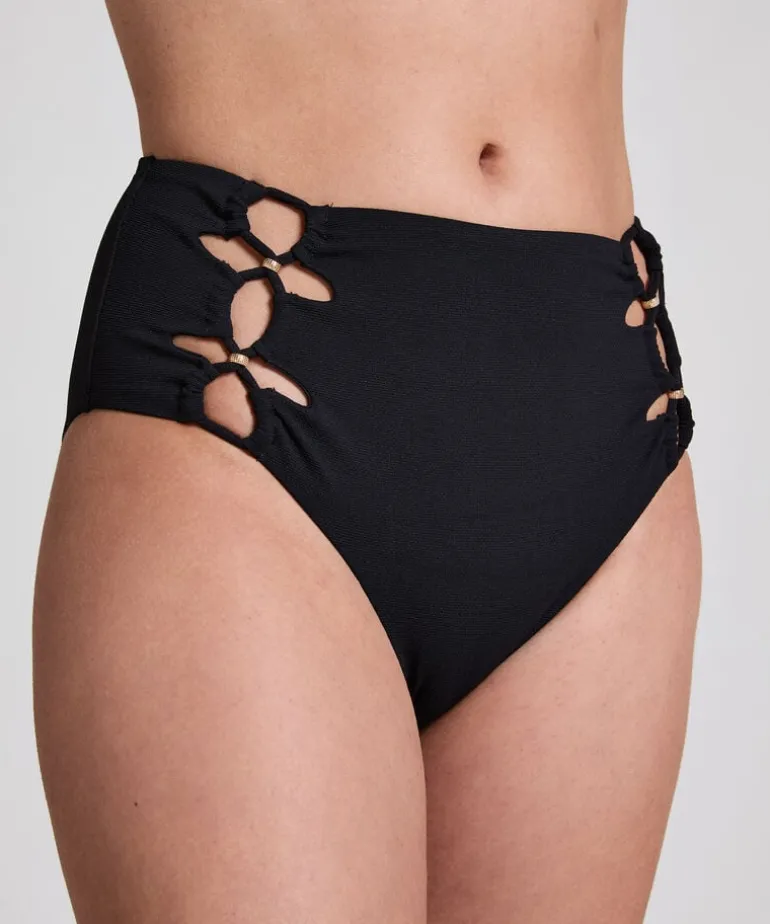 Holbox Rio Bikini Bottoms - Black