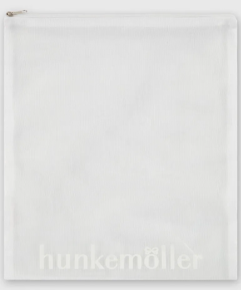 Hosiery bag zipper - White