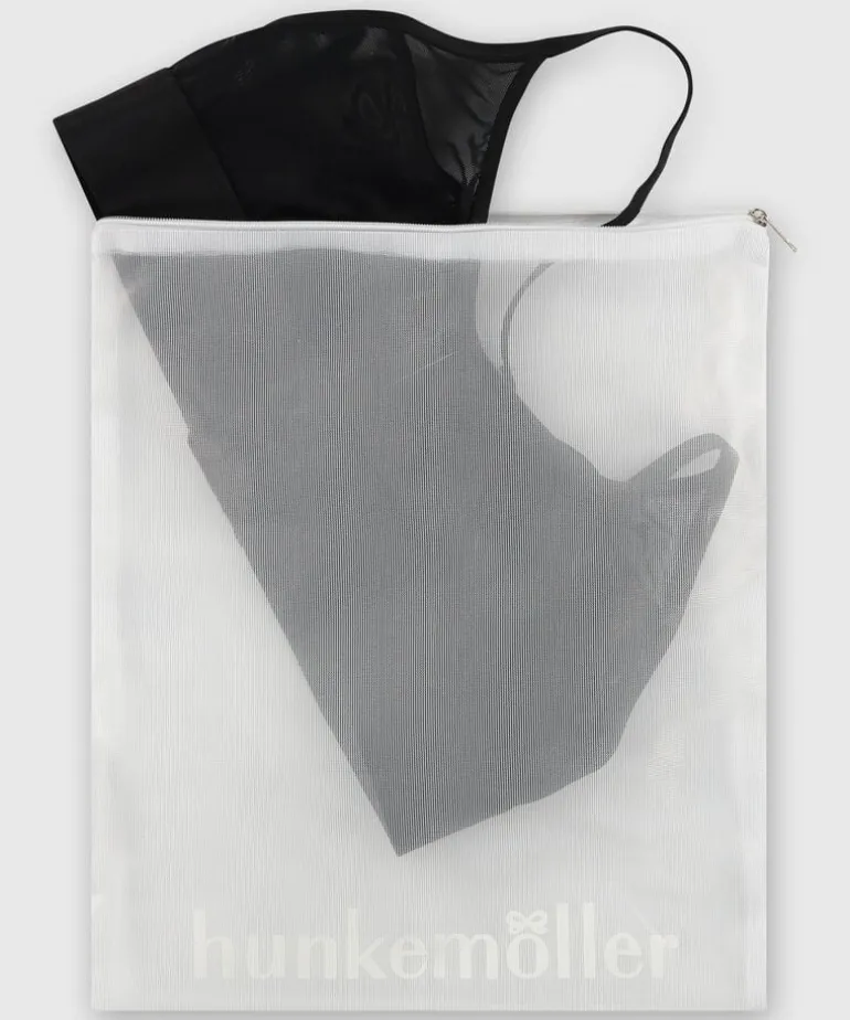 Hosiery bag zipper - White