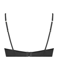 Iggy Half-Padded Underwired Longline Bra - Black