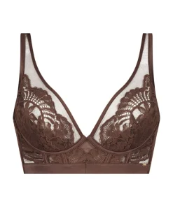 Indigo Non-Padded Underwired Bra - Brown