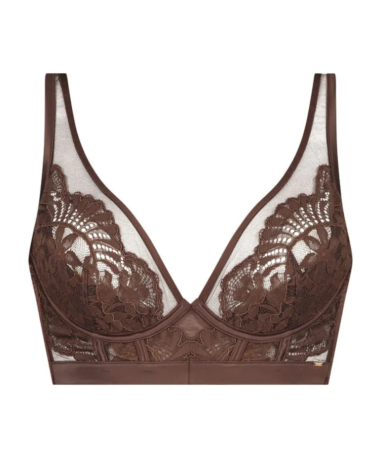 Indigo Non-Padded Underwired Bra - Brown