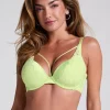 Ingrid Padded Underwired Bra - Green
