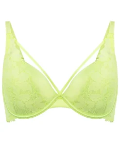 Ingrid Padded Underwired Bra - Green