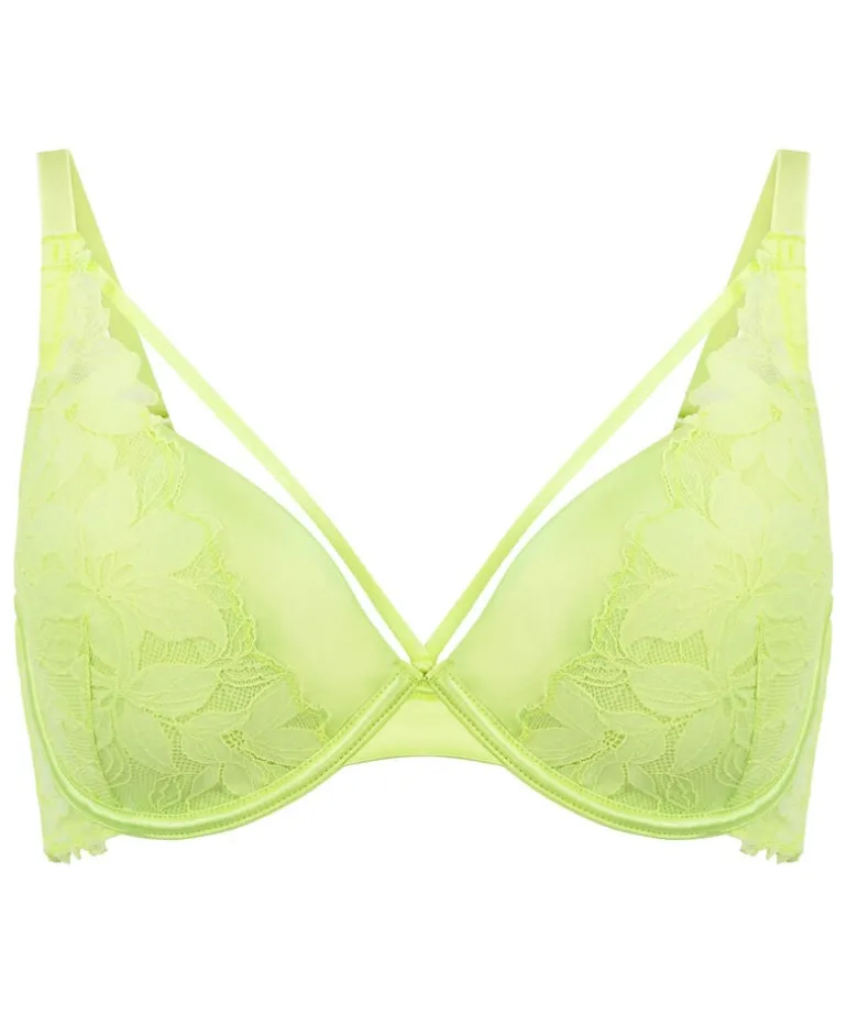 Ingrid Padded Underwired Bra - Green