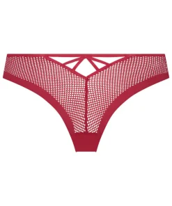 Invisible Brazilian Fishnet - Red