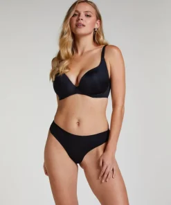 Invisible Lace Back Brazilian - Black