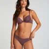 Invisible Lace Back Brazilian - Purple