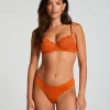 Invisible Lace Back Brazilian - Orange