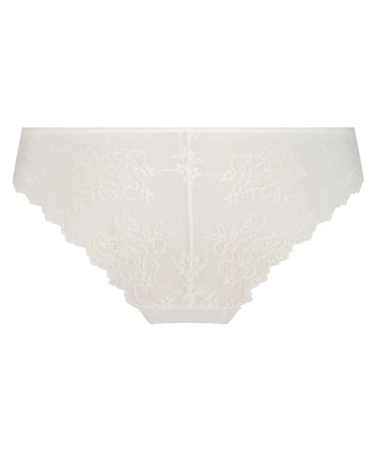 Invisible Lace Back Brazilian - White