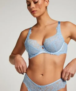 Isabella Non-Padded Underwired Bra - Blue