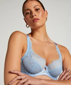 Isabella Non-Padded Underwired Bra - Blue