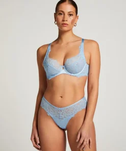 Isabella Non-Padded Underwired Bra - Blue