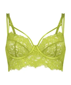 Isabella Non-Padded Underwired Longline Bra - Green
