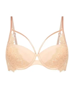 Isabella Padded Underwired Bra - Orange