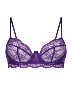 Isabelle Non-Padded Underwired Bra - Purple