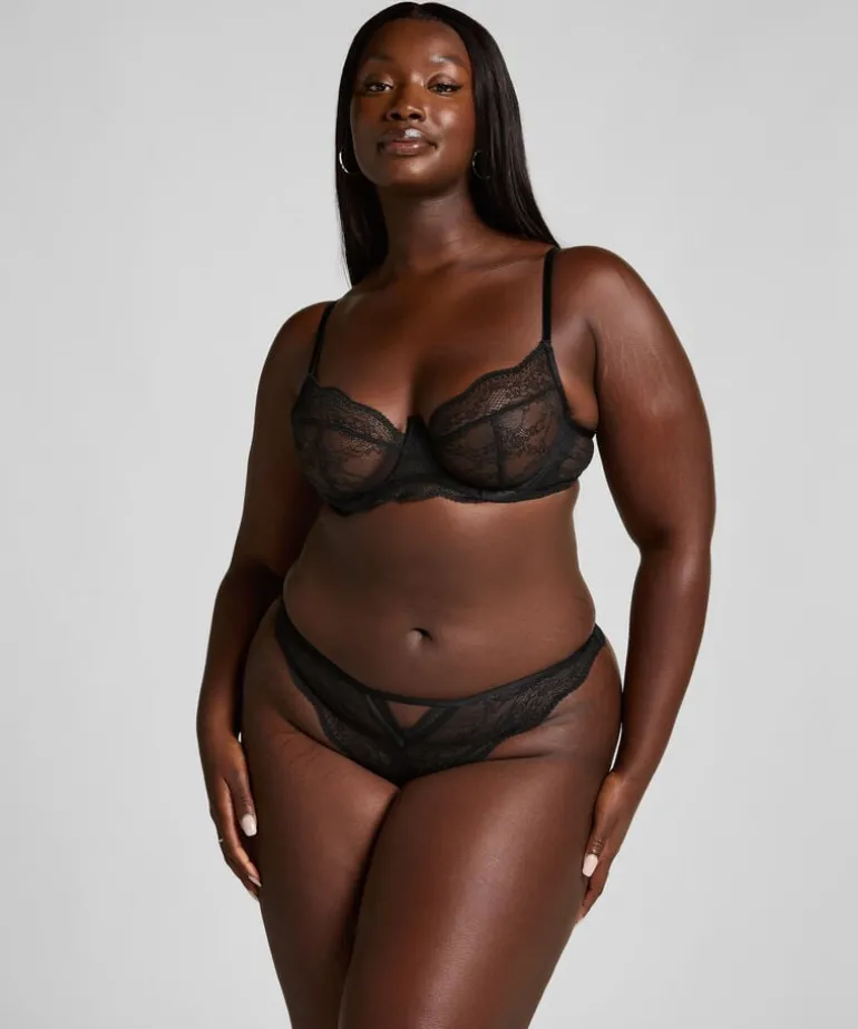 Isabelle Non-Padded Underwired Bra - Black