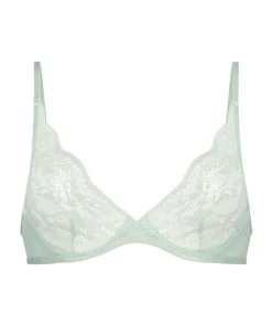 Isabelle Non-Padded Underwired Bra - Green