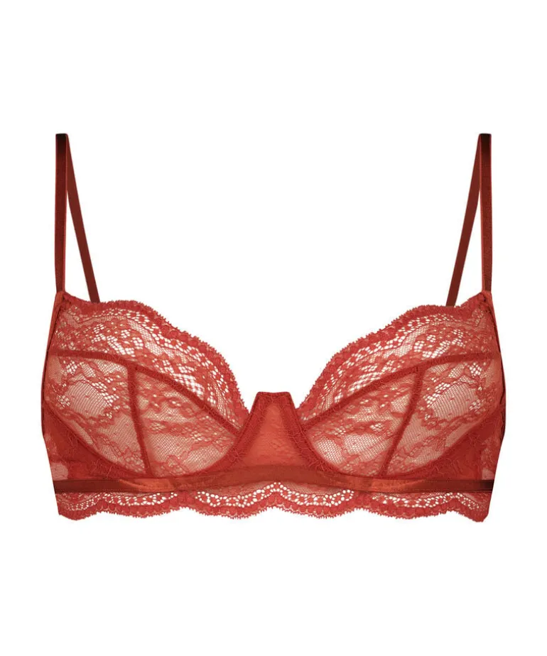 Isabelle Non-Padded Underwired Bra - Orange