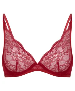 Isabelle Non-Padded Underwired Bra - Red