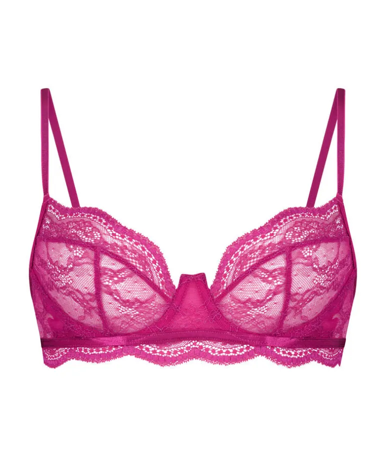 Isabelle Sparkle Non-Padded Underwired Bra - Pink