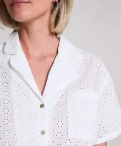 Jacket Broiderie Anglaise - White
