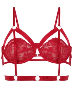 Jacky Non-Padded Underwired Bra - Red