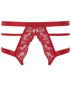 Jacky Open Crotch Brazilian - Red