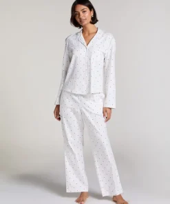 Jacquard Hearts Jacket Longsleeve - White