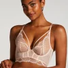 Jade Non-Padded Underwired Longline Bra - Pink