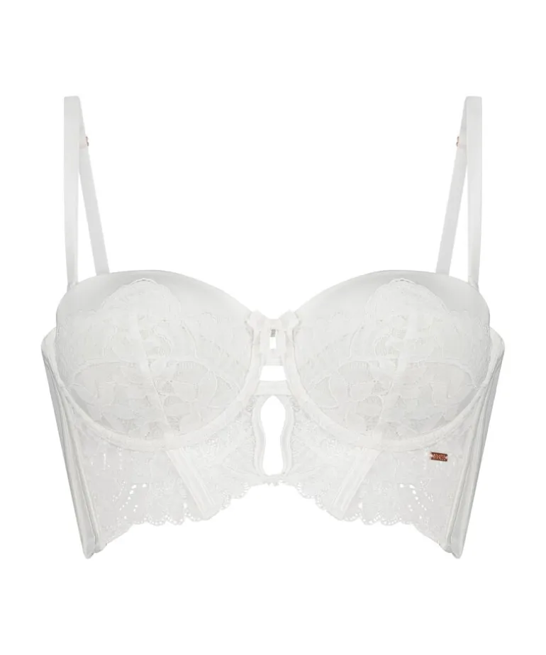 Jamie Padded Underwired Strapless Bra - White