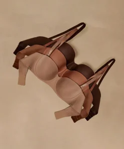 Jane Padded Strapless Underwired Bra - Beige